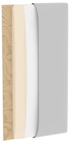 Tapicerowany panel ścienny QUADRATTA 15x60 cm, szary