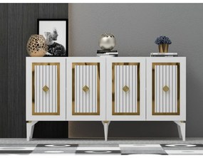 Szafka Nora White and Gold