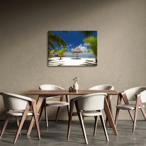 Obraz - Plaża z białym piaskiem (70x50 cm)