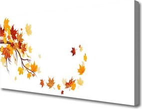 Zdjęcie na płótnie Złote Liście w Stylu Art Deco