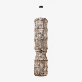 Lampa Sufitowa Wisząca Aleida Miel - Czarna & Ø30 Cm - ↑130 Cm Aleida - Sklum