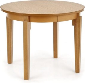 Okrągły stół do jadalni z funkcją rozkładania Sorbus Halmar dąb miodowy