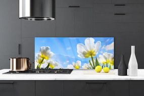 Panel Szklany Ogród Kolorowych Tulipanów