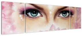 Obraz - Urocze oczy (170x50 cm)