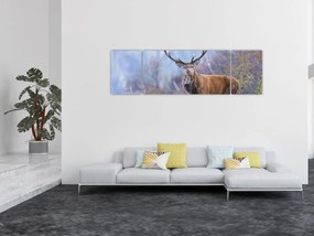 Obraz - Jeleń w krajobrazie (170x50 cm)