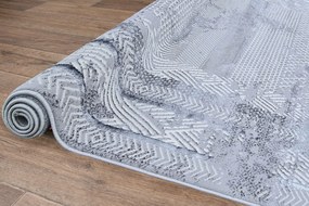 Dywan vintage Beyond Ramki szary 200 cm x 290 cm