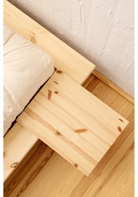Brązowa szafka nocna z litego drewna sosnowego Japan – Karup Design