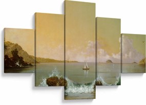 Obraz - Martin Johnson Heade, Rio de Janeiro Bay, reprodukcje (125x70 cm)