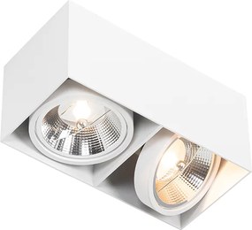 Inteligentny reflektor biały prostokątny 2-punktowy z 2 Wifi GU10 111mm - Box