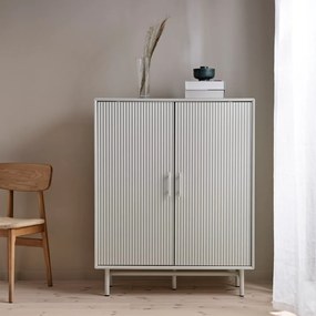 Szara szafka 100x125x40 cm Palma – Unique Furniture