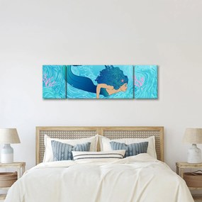 Obraz - Syrenka (170x50 cm)