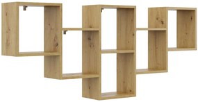 Nowoczesna Półka Wisząca Do Sypialni Dąb Artisan T1-W10
