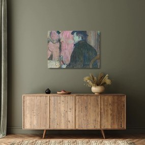 Obraz na szkle - Henri de Toulouse-Lautrec, Maxime Dethomas, reprodukcje (70x50 cm)