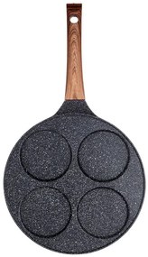 Granitowa patelnia do jajek i placuszków 26cm - Zirex 7X