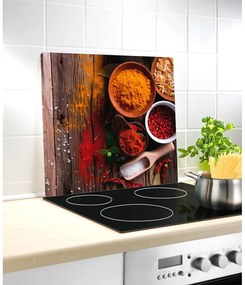 Szklana płyta ochronna na kuchenkę Wenko Spice, 50x56 cm
