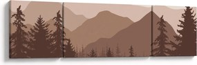 Obraz - Góry Brunatne N⁰2 (170x50 cm)