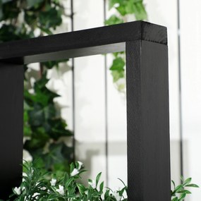 Outsunny Doniczka, Grządka Wysoka, Doniczka z Wspornikiem do Wspinania, Ścienne Warzywniak z Drewna