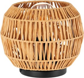 Eglo 44145 - Lampa stołowa SHELDON 1xE27/40W/230V brązowa