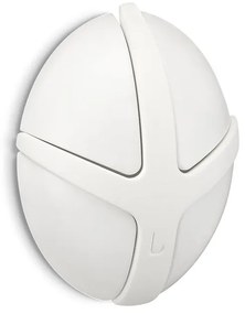 Biały ścienny plastikowy haczyk Tick – Spinder Design