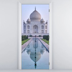 Fototapeta na drzwi - Taj Mahal o wschodzie Słońca (95x205cm)