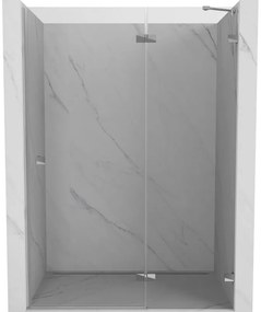 Mexen Lunar drzwi prysznicowe uchylne prawe 135 cm, transparent, chrom - 834-135-000-01-00-P