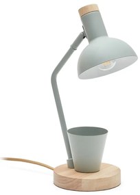 Miętowa lampa stołowa z metalowym kloszem (wys. 37 cm) Katia – Kave Home