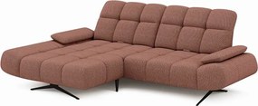 Elegancki narożnik MORENO S z funkcją w tkaninie ARAGON 59 WERSAL