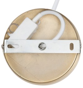 Lampa sufitowa z metalowym kloszem SAVIO, Ø 27 cm