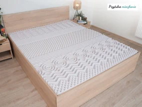 Materac piankowy DELUXE 160 x 200 cm Ochrona materaca: W TYM ochraniacz na materac