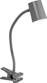 Osram - Lampka biurkowa z klipsem DESK LINE 1xGU10/9W/230V szara