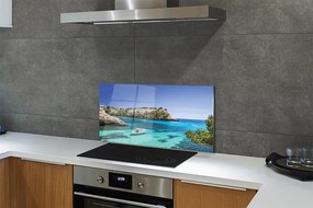 Panel szklany do Kuchni Majestatyczne Klify na Wybrzeżu