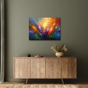 Obraz - Abstrakcja kwiatów (70x50 cm)