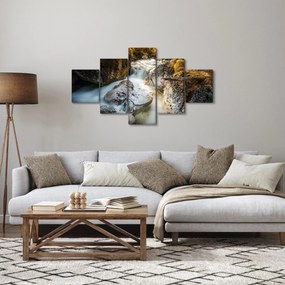 Obraz - Strumień leśny (125x70 cm)