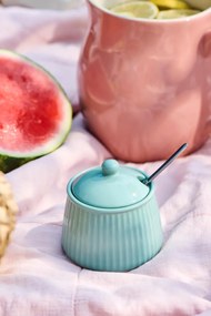 Ceramiczna cukiernica MYNTE GREEN TEA zielona