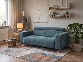 Kanapa Nicolette Elektryczna z USB i Regulowanymi Zagłówkami – Nowoczesna Sofa Premium