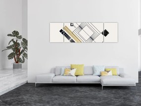 Obraz - Kształty geometryczne N⁰6 (170x50 cm)