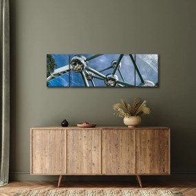 Obraz - Atomium w Brukseli (170x50 cm)