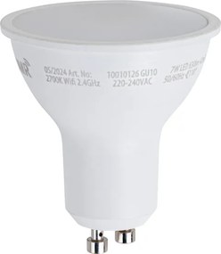 Zestaw 5 inteligentnych żarówek LED GU10 50 mm z możliwością ściemniania, opalowe, 7 W, 630 lm, 2700 K