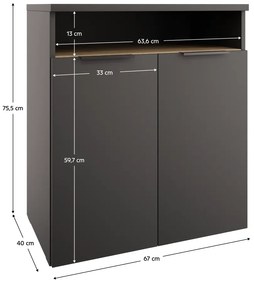 Szafka ADAPO 04, antracyt