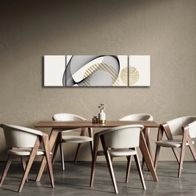 Obraz - Kształty geometryczne N⁰3 (170x50 cm)