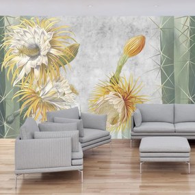 Fototapeta - Kwitnące kaktusy (196x136 cm)