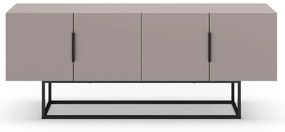 Szarobeżowa szafka pod TV 140x55 cm Titan – Marckeric