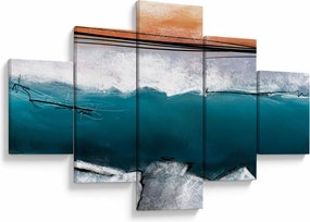 Obraz - Abstrakcja (125x70 cm)