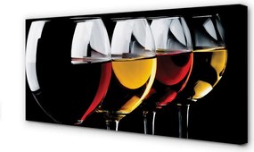 Fotoobraz na płótnie Minimalistyczne Kieliszki W Czerni