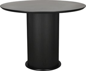 Designerski stół z ryflowaną nogą Elia