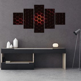 Obraz siatki (125x70 cm)