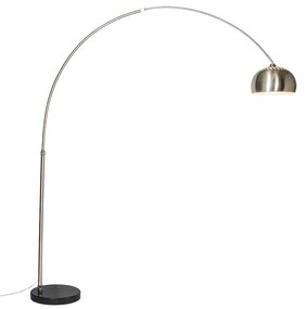 Luk Lampa łukowa ze stalowym kloszem metalowym 32 cm regulowana - XXL Nowoczesny Oswietlenie wewnetrzne