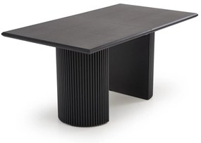 BOLERO stół rozkładany 160-250x90x78 cm czarny, 6-10 osobowy