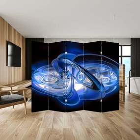 Parawan - Niebieska abstrakcja (210x170 cm)
