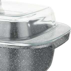 Florina Aluminiowa brytfanna z aromatyczną pokrywką Lava 4,5 l, 32 × 22 × 11 cm